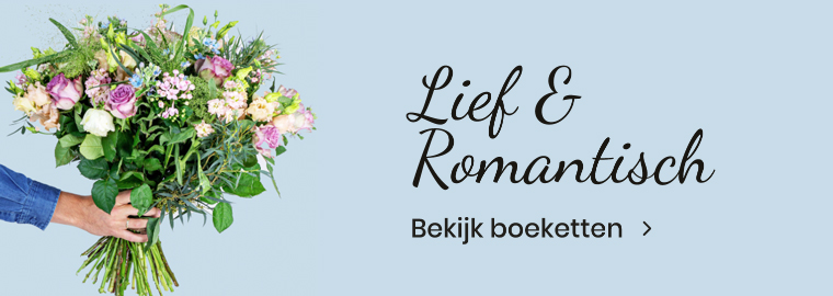 Lief en romantisch boeketten bloemen 