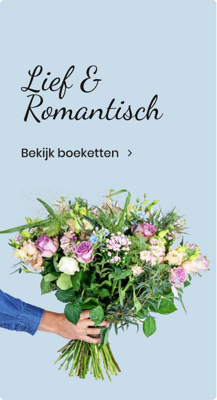 Lief en romantisch bloemen boeketten bloemenwinkel